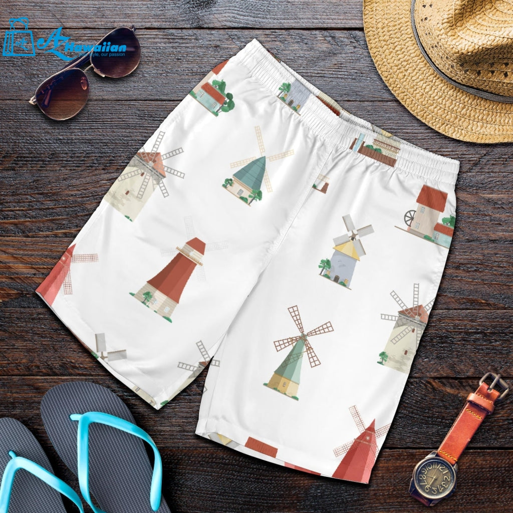 Windmill Design Pattern Men Shorts