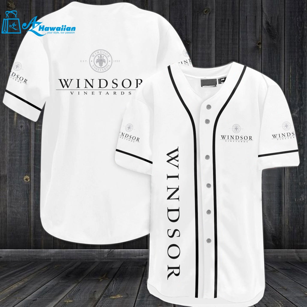 Windsor Vineyards Baseball Jersey 