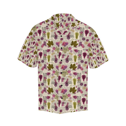 Wine Style Design Print Hawaiian Shirt