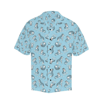 Wolf Design Print Pattern Hawaiian Shirt