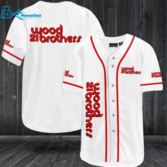 Wood Brothers Racing Baseball Jersey 