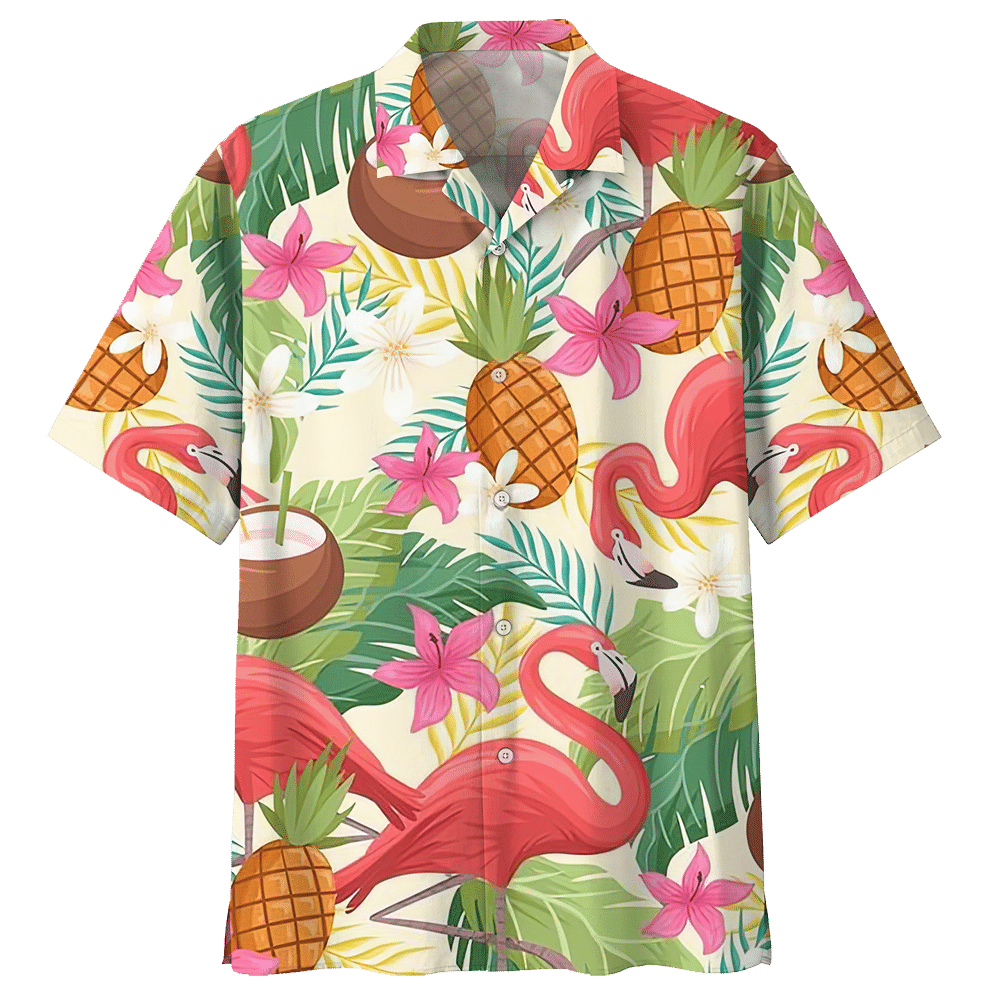 Flamingo Hawaiian Shirt Azs028