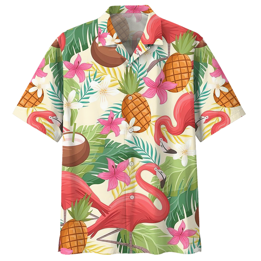 Flamingo Hawaiian Shirt Azs028