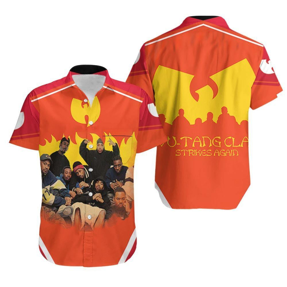 Wu Tang Clan American Saga Season 2 Release Date For Hip Hop Fan Hawaiian Shirt, Print Short Sleeve 