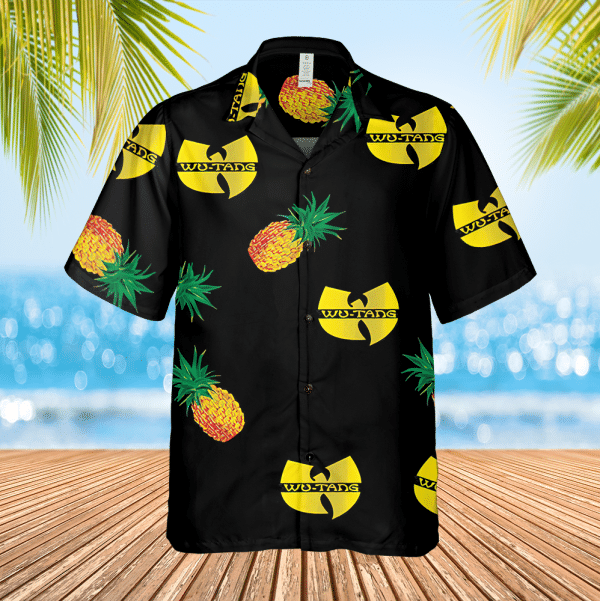 Wu Tang,Wu tang Clan Band Hip Hop Summuer Fan Gift Hawaiian Graphic Print Short Sleeve 