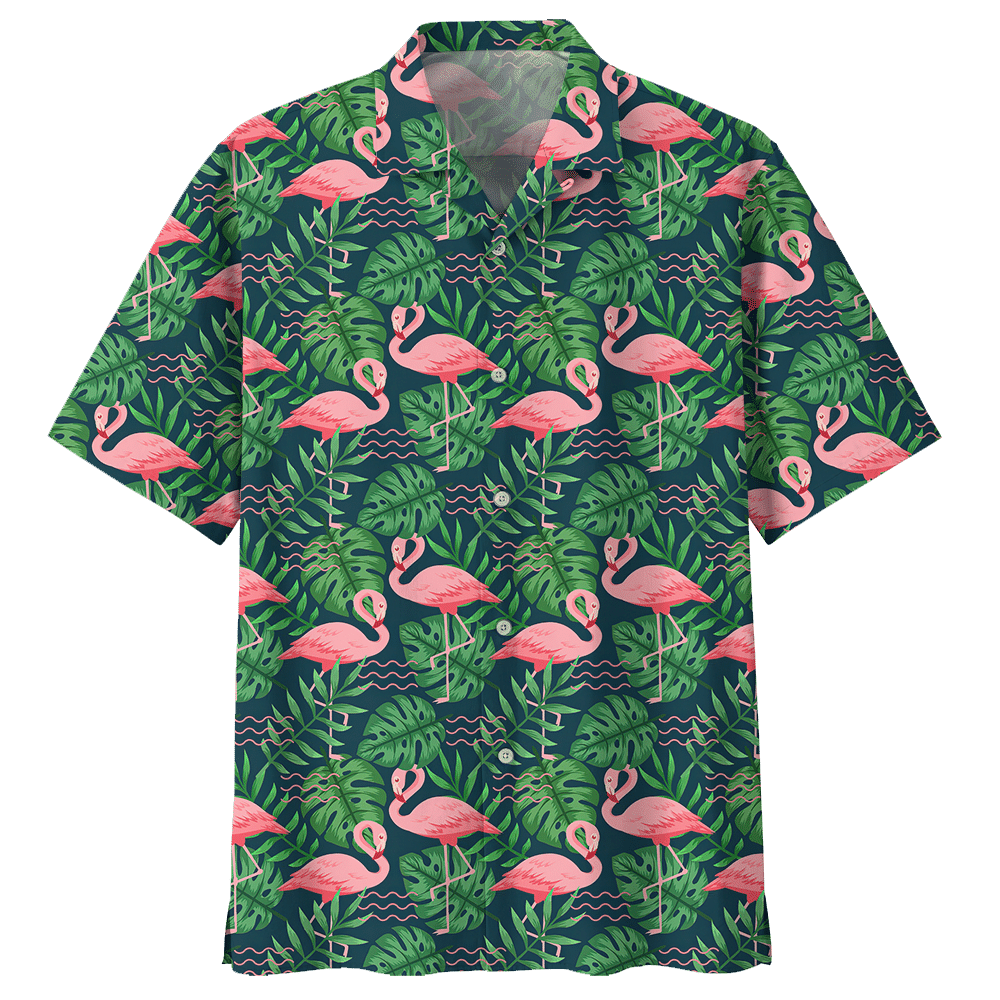 Flamingo Hawaiian Shirt Azs019