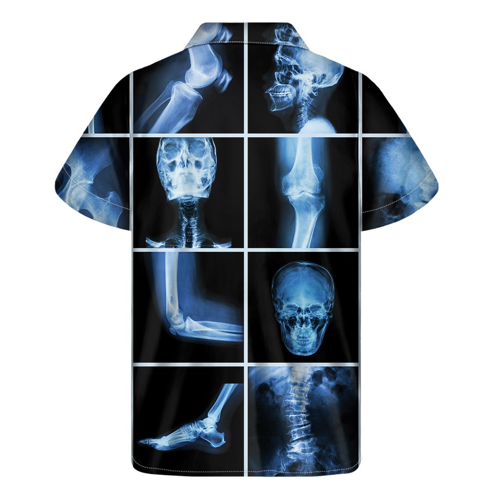 X-Ray Film Radiology Print Mens Short Sleeve Shirt Hawaiian