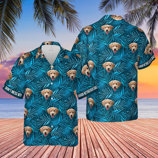 Dont Mess With Labrador Retrieveri Mom Tropical Hawaiian Shirt