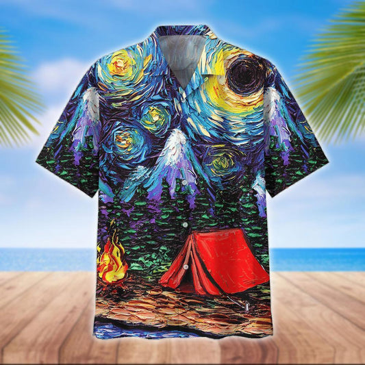 Camping Hawaiian Shirt 16 | Unique Beach Shirt Hawaiian