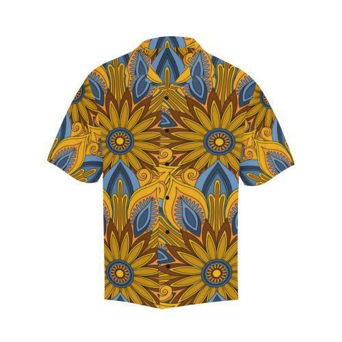 Yellow Mandala Hindu Hawaiian Shirt