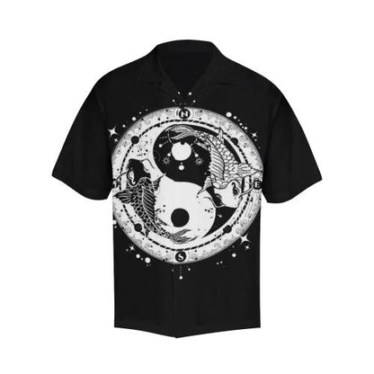 Yin Yang Koi Fish Hawaiian Shirt