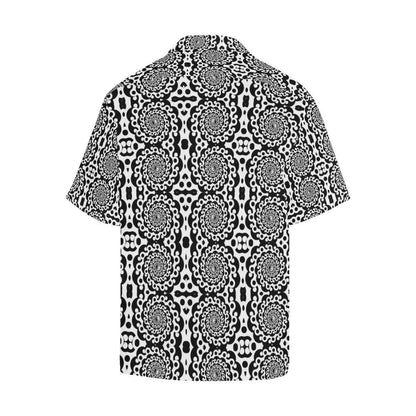 Yin Yang Spiral Design Print Hawaiian Shirt