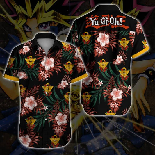 Yugi Hawaiian Graphic Print Short Sleeve 