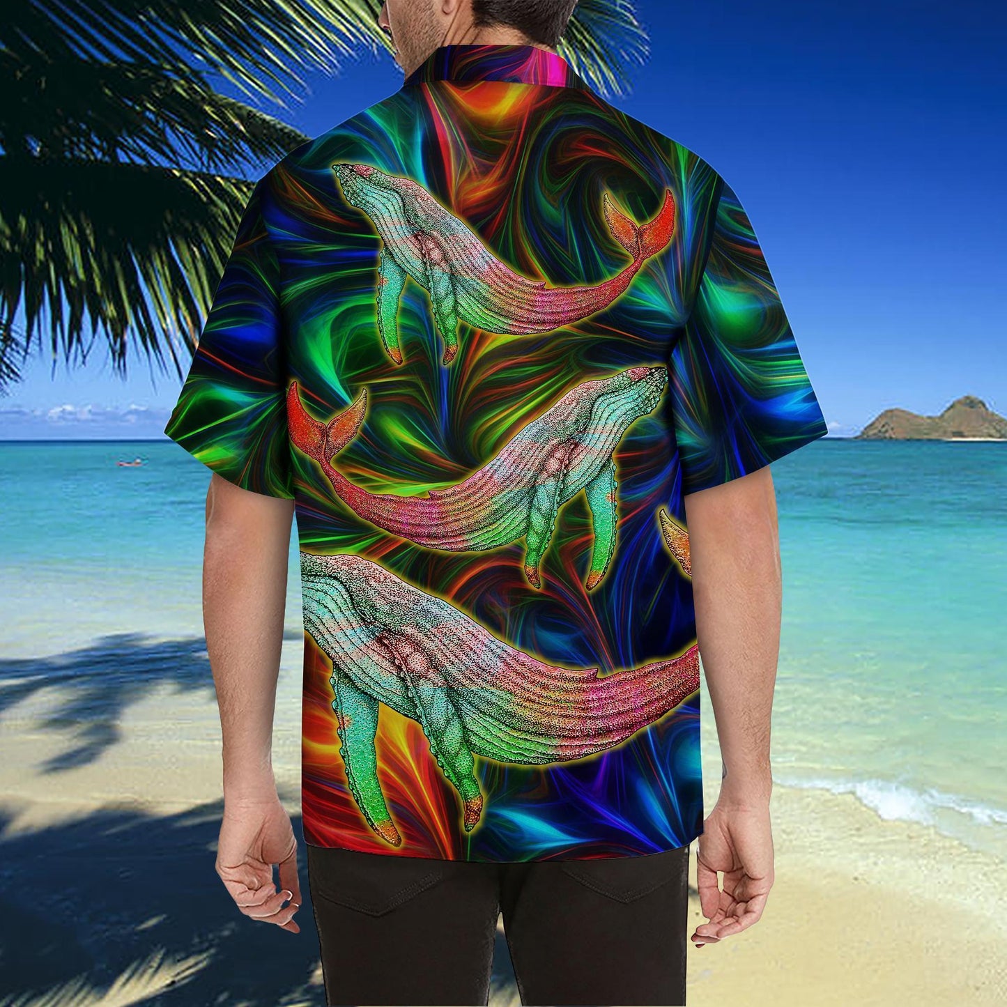 Amazing Whale Hippie Hawaii Shirt-Ml Hawaiian Shirt