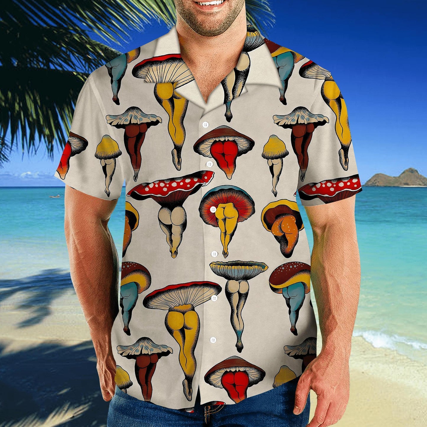 Amazing Mushroom Body Hawaii Shirt-Ml Hawaiian Shirt