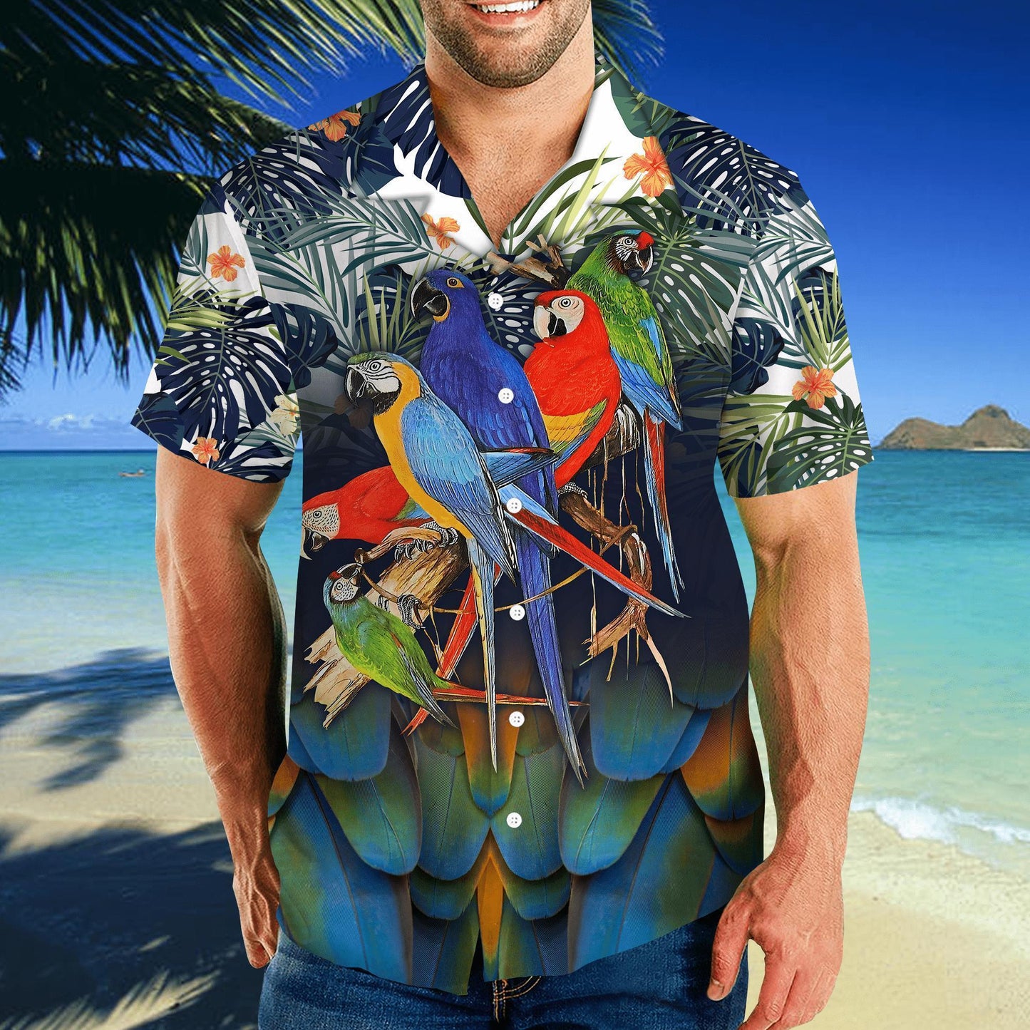 Amazing Parrot Hawaii Shirt-Ml Hawaiian Shirt