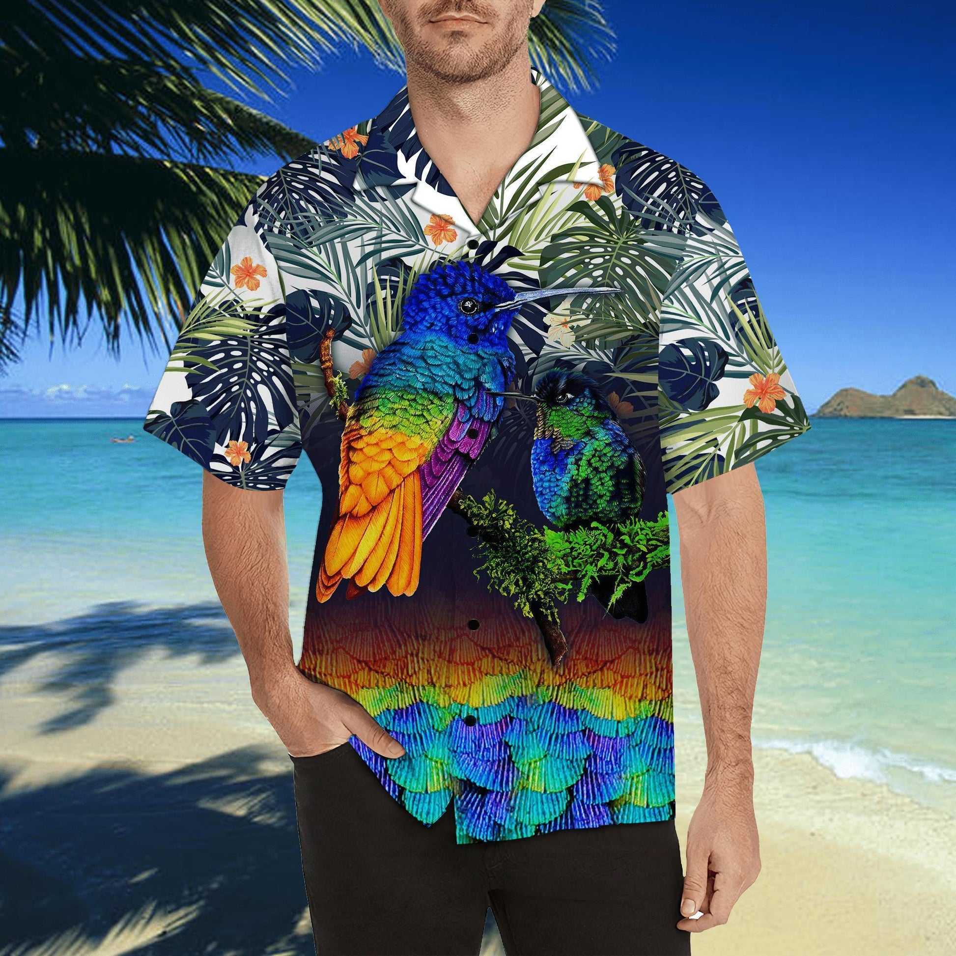 Amazing Hummingbird Hawaii Shirt-Ml Hawaiian Shirt