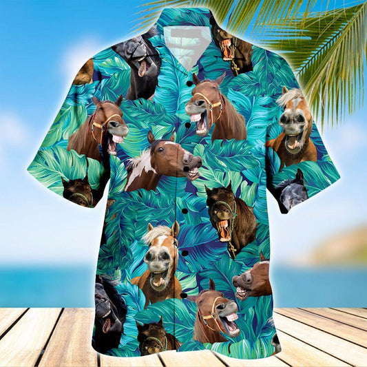 Funny Horse Beach Shirt 02