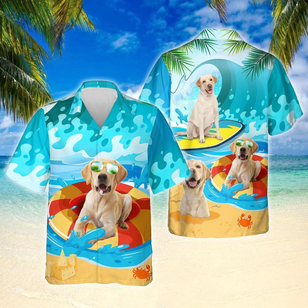 Yellow Labrador Retriever Hawaiian Shirt Anl110Hw