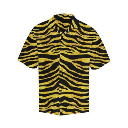 Zebra Gold Hawaiian Shirt