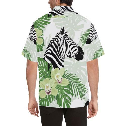 Zebra Head Jungle Hawaiian Shirt