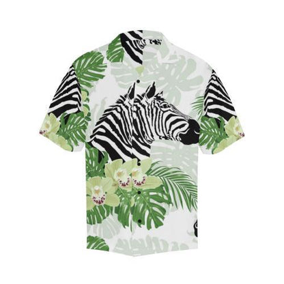 Zebra Head Jungle Hawaiian Shirt