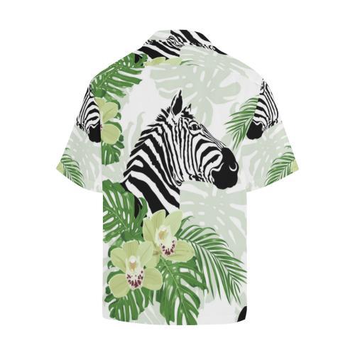 Zebra Head Jungle Hawaiian Shirt