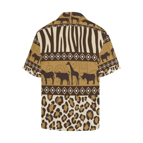 Zebra Leopard Skin Safari Hawaiian Shirt