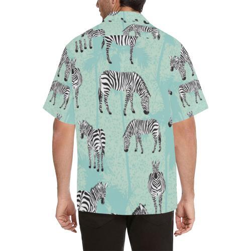 Zebra Pattern Hawaiian Shirt