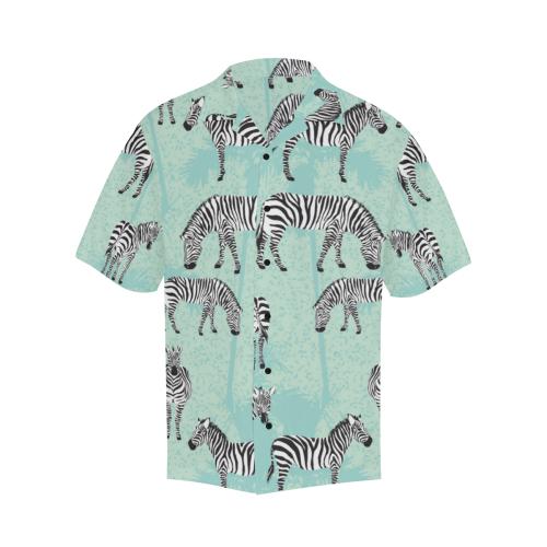 Zebra Pattern Hawaiian Shirt