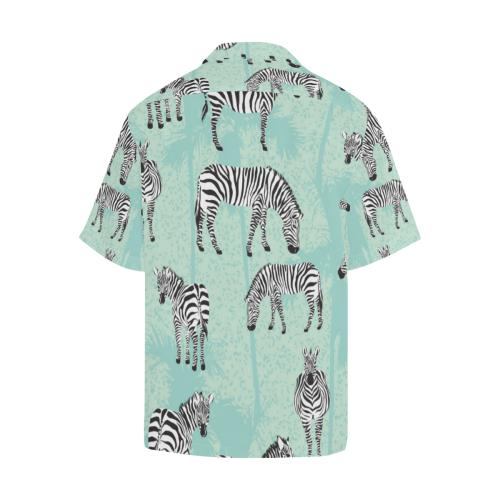 Zebra Pattern Hawaiian Shirt