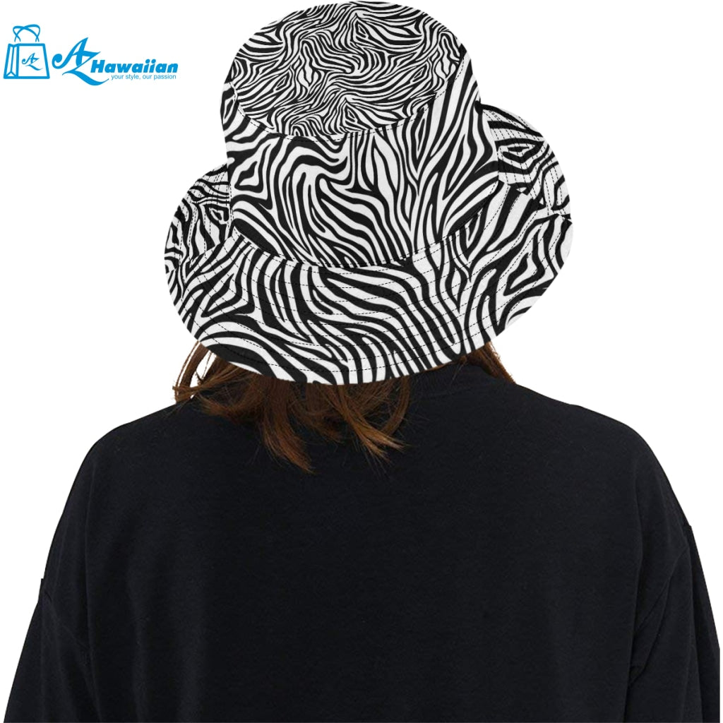 Zebra skin pattern Unisex Bucket Hat