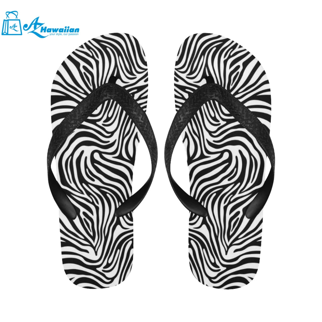 Zebra skin pattern Unisex Flip Flops