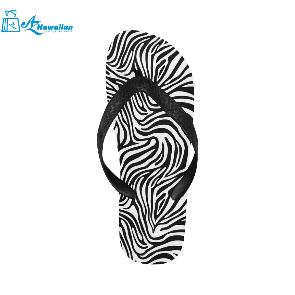 Zebra skin pattern Unisex Flip Flops