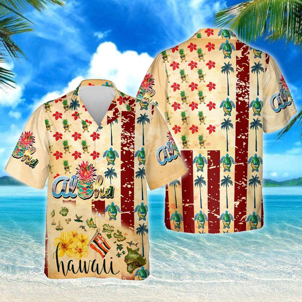 Aloha Hawaiian Shirt Pn71Hwv1