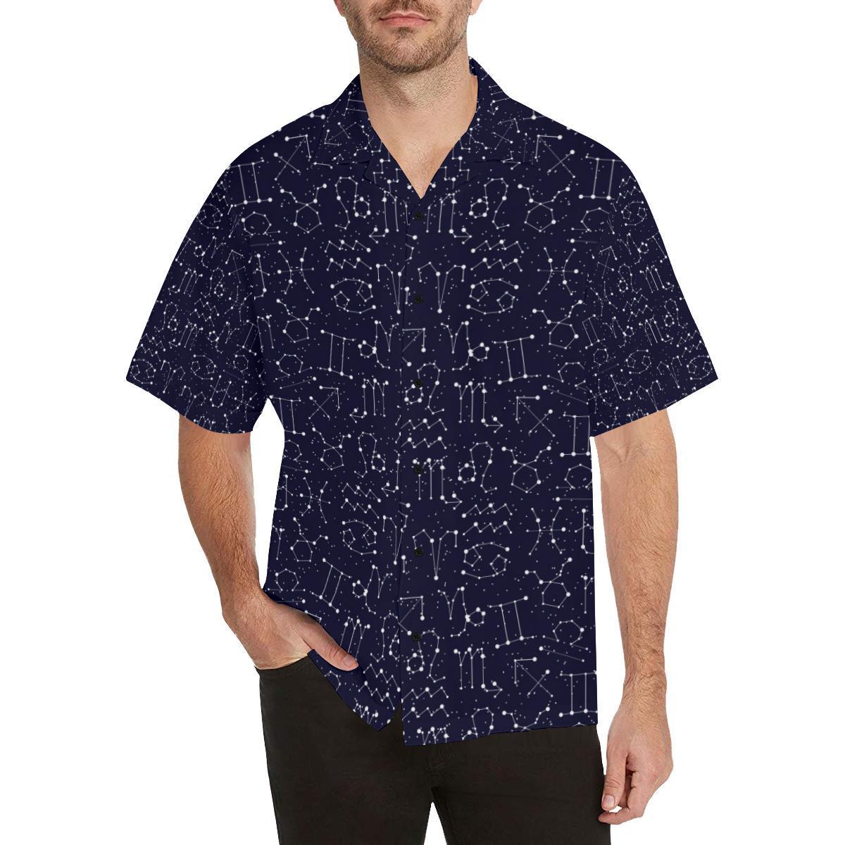 Zodiac Pattern Design Print Hawaiian Shirt