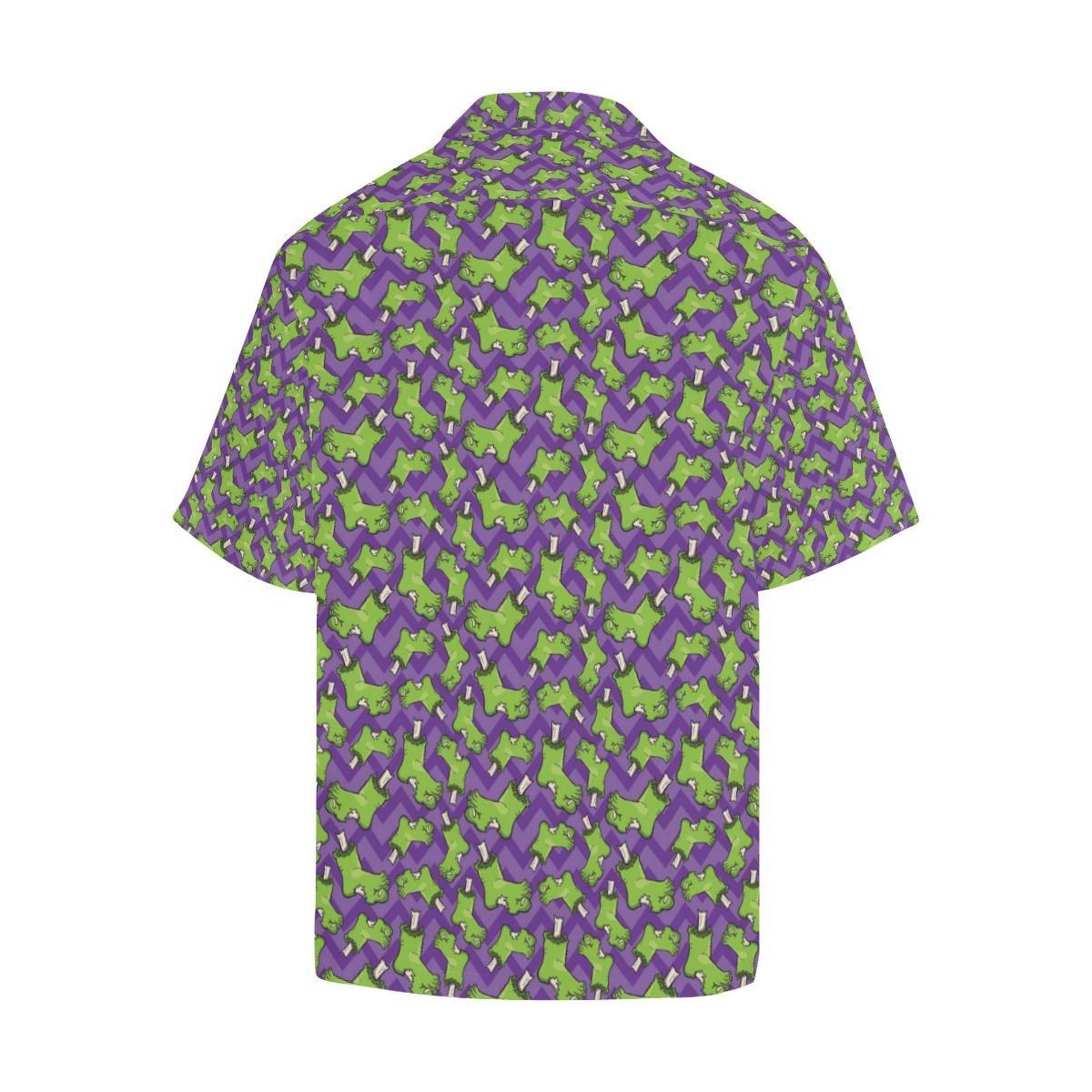 Zombie Foot Design Pattern Print Hawaiian Shirt