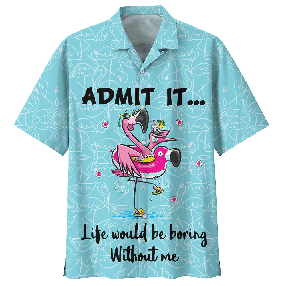 Flamingo Hawaiian Shirt Azs010