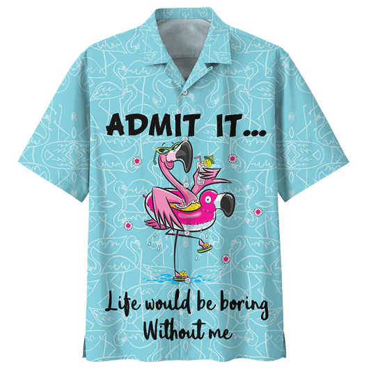 Flamingo Hawaiian Shirt Azs010