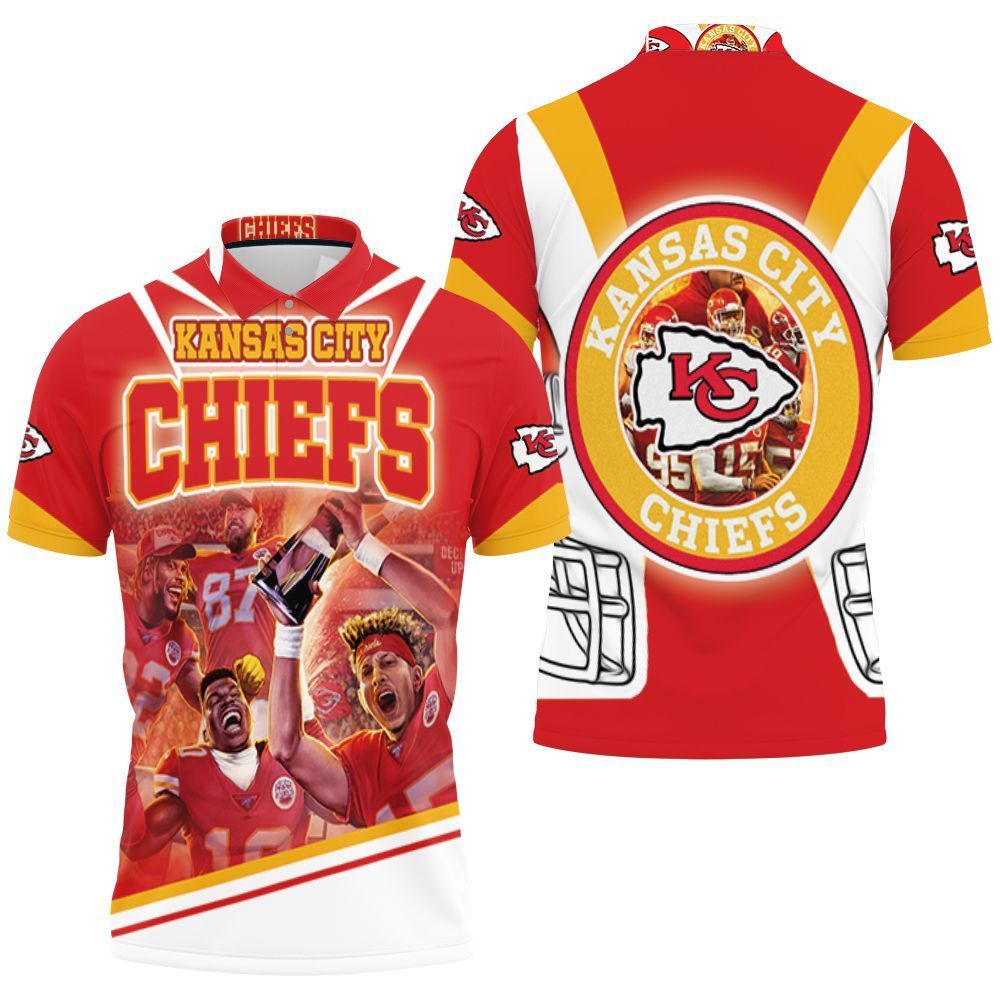 Afc West Division Champs Kc Chiefs Super Bowl 2021 3D Polo Shirt