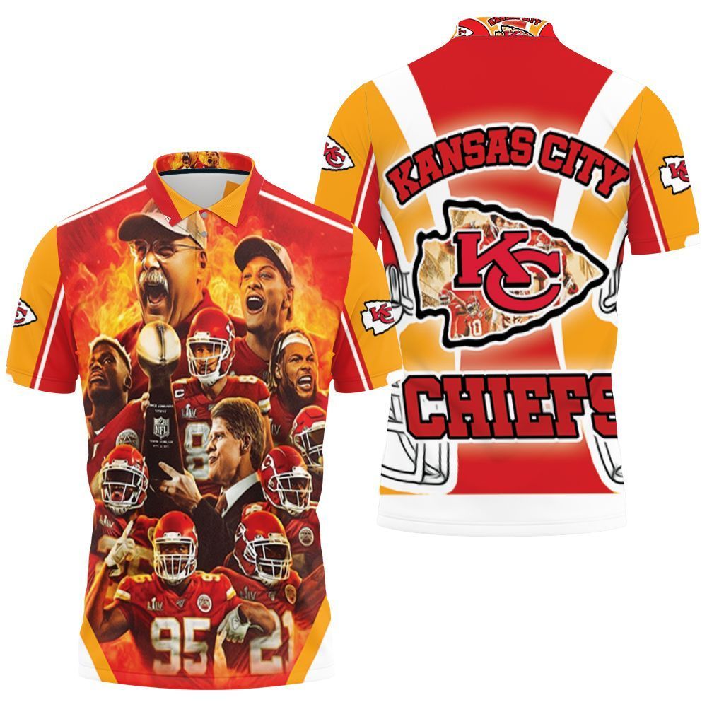 Afc West Division Member - Kc Chiefs Super Bowl 2021 3D Polo Shirt