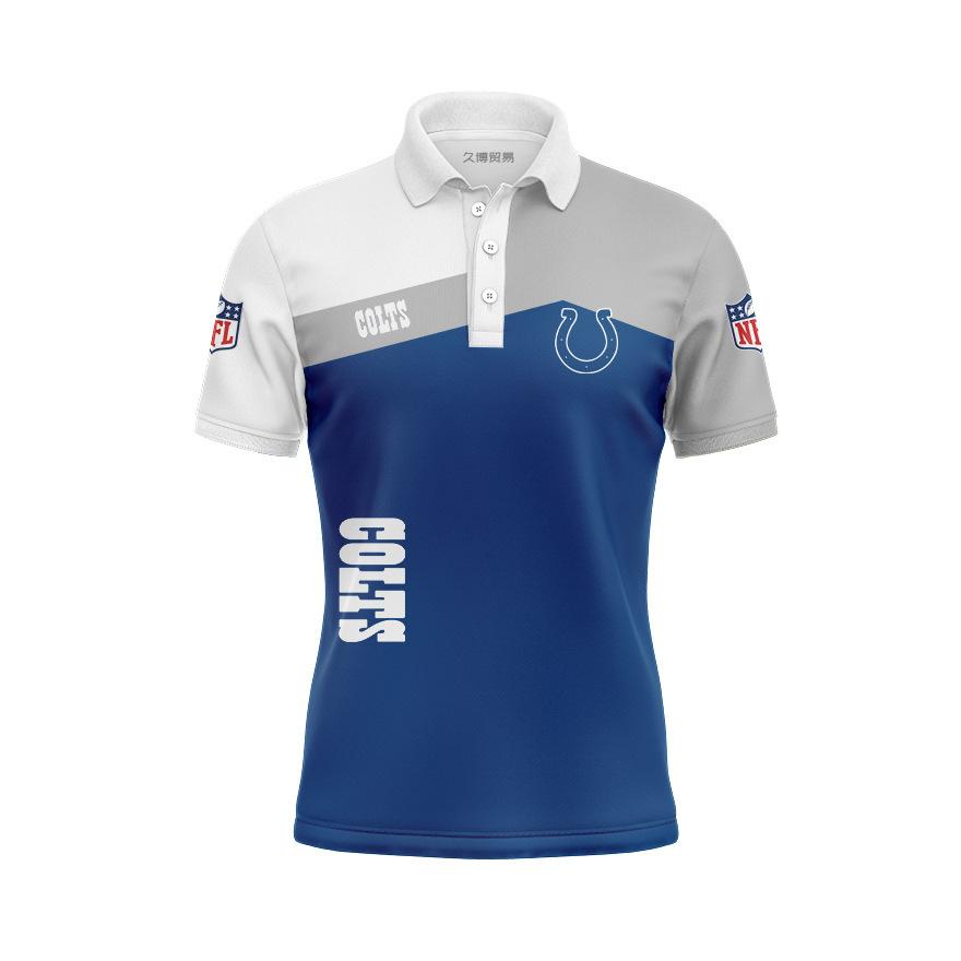 Women'S Button-Up Indianapolis Colts Polo Shirt - Perfect Gift For Fans